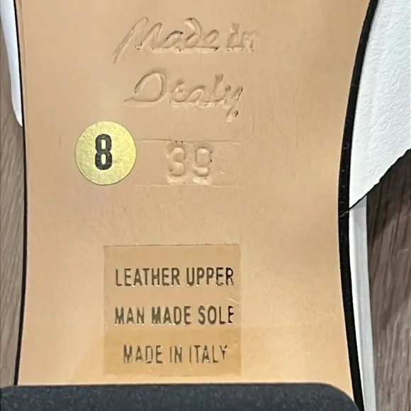 Emanuele Crasto Strappy Crisscross White Sandals Leather EU 39 US 8 - Picture 6 of 15